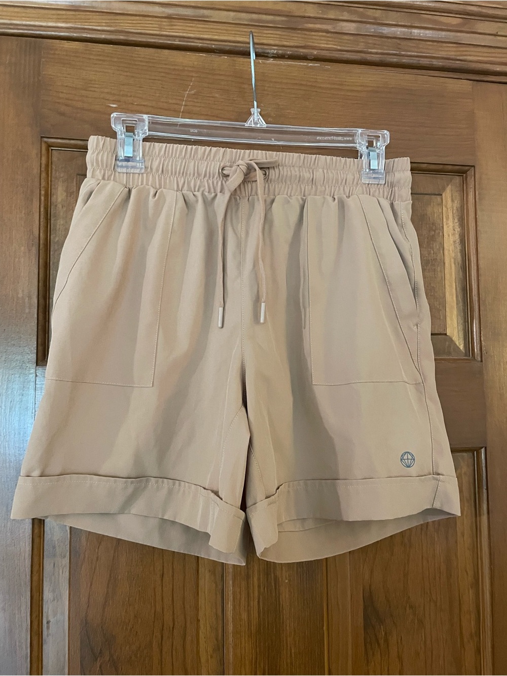 Mondetta‎ Outdoor Projects Women’s Drawstring Performance Shorts - Beige Size S